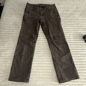 Dovetail Workwear Pants Womens Size 10/30 Day Construct Utility Brown Denim